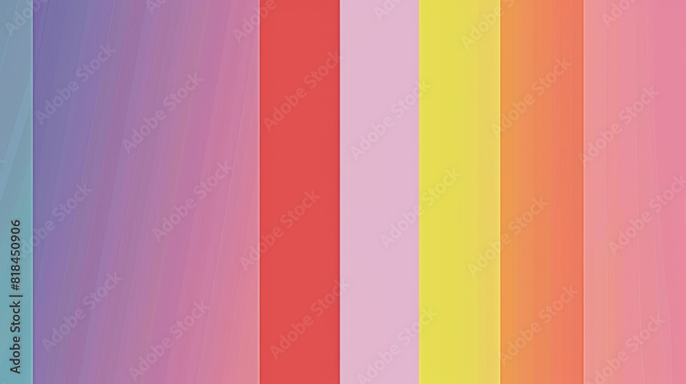 Minimalist Pride Month banner with a thin rainbow stripe at the bottom