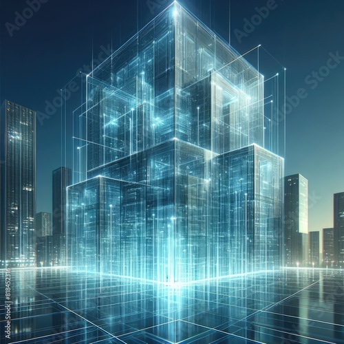 Hologram of a Building