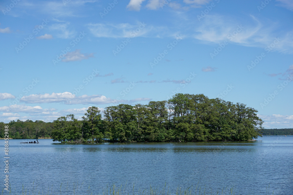 Scenic view of lake against sky Scenic view of lake against sky