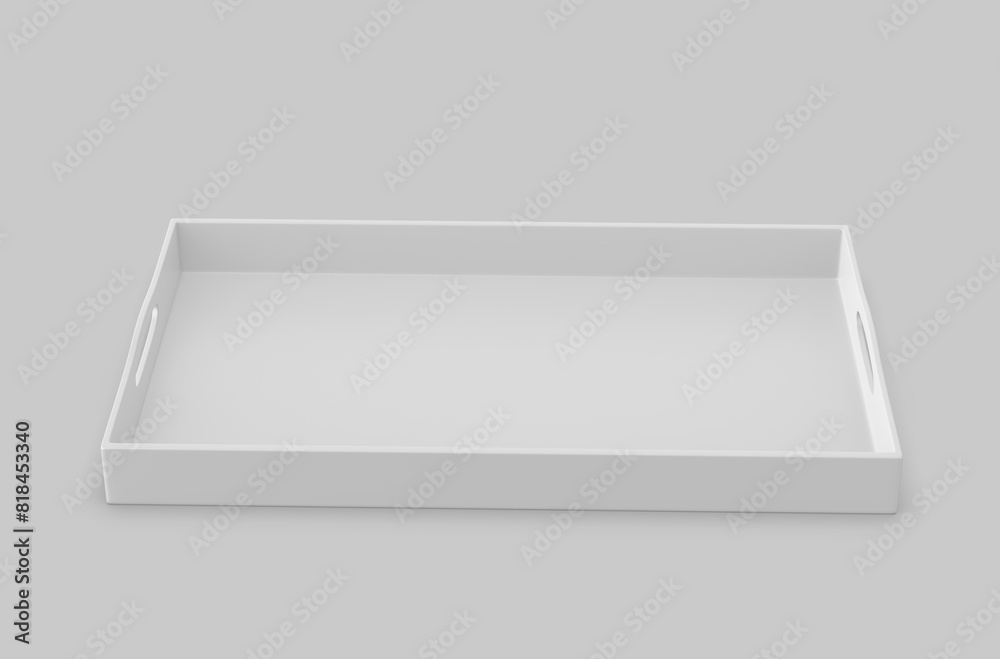 Food And Beer Tray and Bar Serving Tray For Branding, Blank template 3d illustration. Food And Beer Tray and Bar Serving Tray For Branding, Blank template 3d illustration.