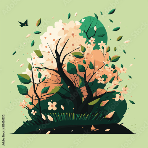 UNIQUE AND COOL BEAUTIFUL SPRING AND NATURE ILLUSTRATIONS AND AI-GENERATED VECTOR FILES - VERY SUITABLE FOR YOUR NEEDS