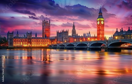 big ben and london cityscape