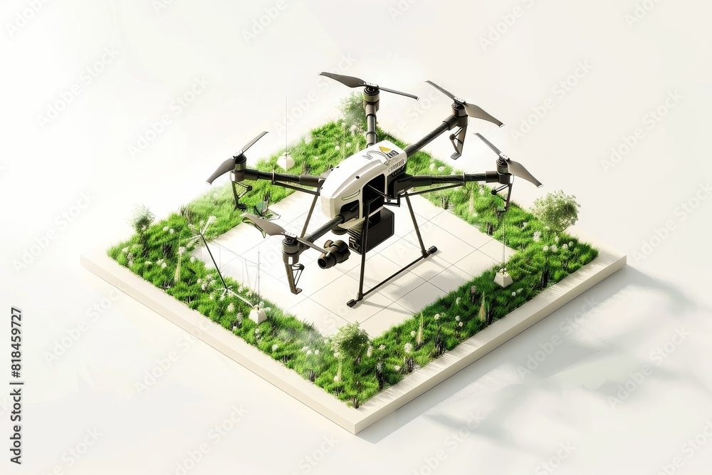 Smart farming integrates precision agriculture and drone technology, enhancing sustainable farming and crop care Smart farming integrates precision agriculture and drone technology, enhancing sustainable farming and crop care