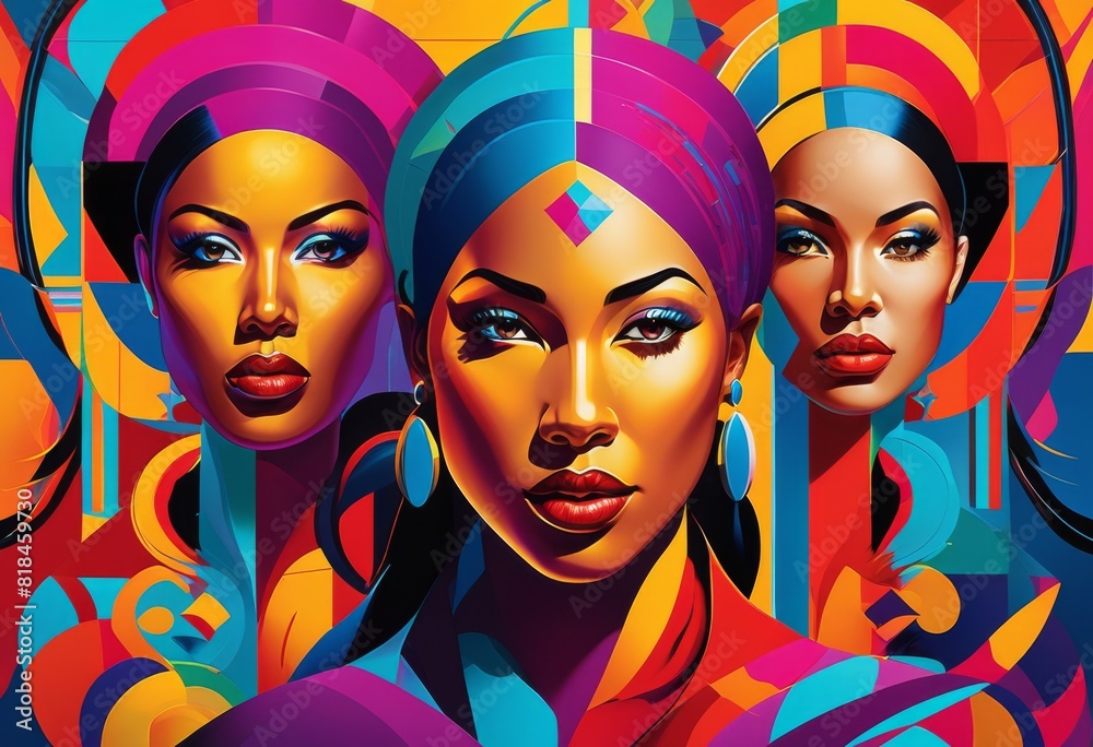Obraz premium diverse gender equality visuals inclusive equality initiatives empowering women men, representation, diversity, inclusion, images, fairness, programs, strengthening