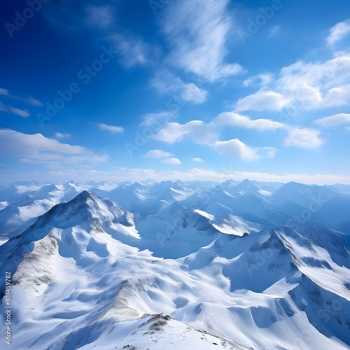 snow covered mountains © Alexandre