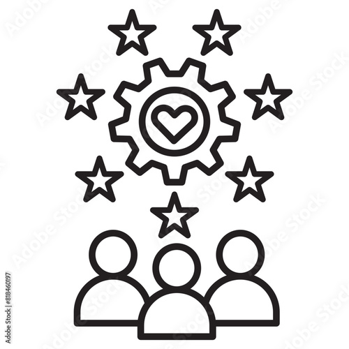 customer expectations icon vector