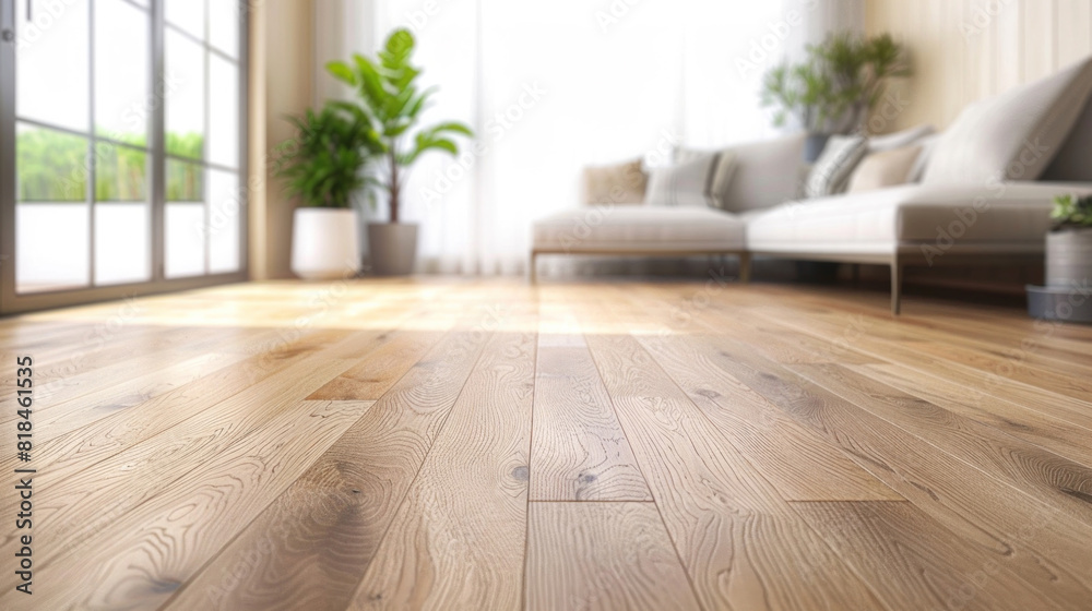 A modern wooden floor, its smooth surface and fine craftsmanship adding a touch of sophistication to the room. A modern wooden floor, its smooth surface and fine craftsmanship adding a touch of sophistication to the room.