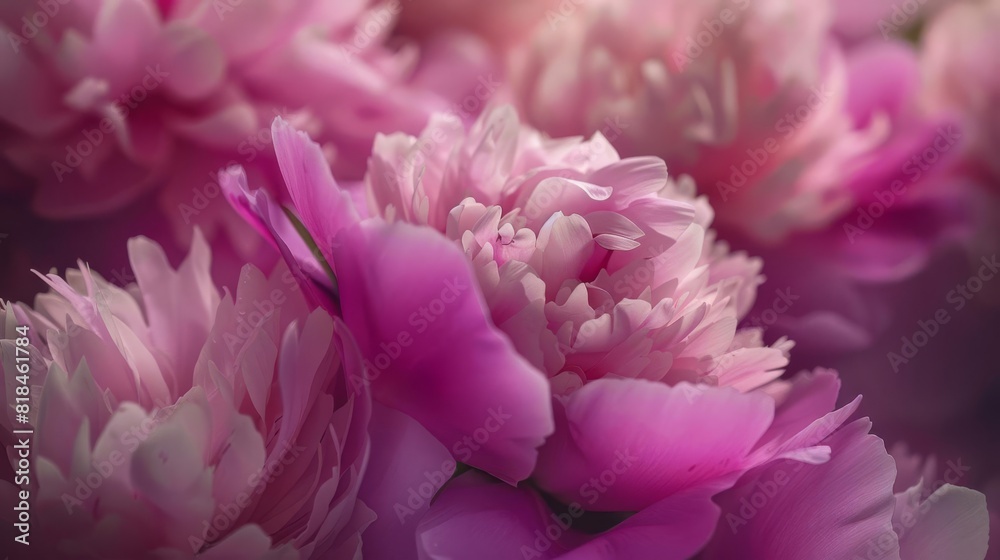delicate magenta peony flowers in full bloom closeup nature photography delicate magenta peony flowers in full bloom closeup nature photography