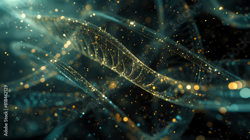 Fantastic images visualising DNA. photo
