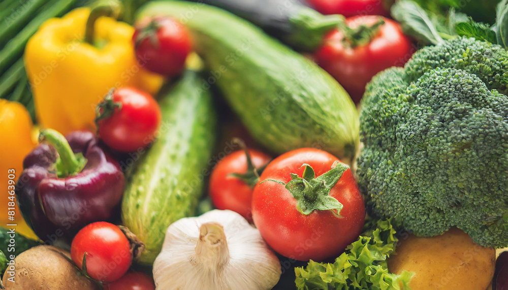 fresh vegetables, symbolizing ecological lifestyle and healthy eating fresh vegetables, symbolizing ecological lifestyle and healthy eating
