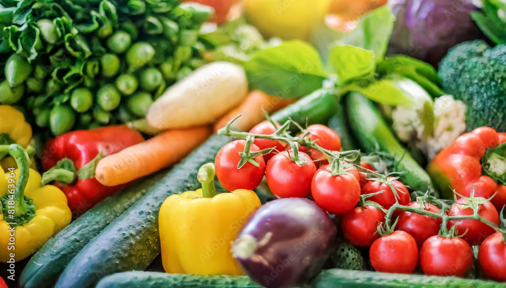 fresh vegetables, symbolizing ecological lifestyle and healthy eating fresh vegetables, symbolizing ecological lifestyle and healthy eating