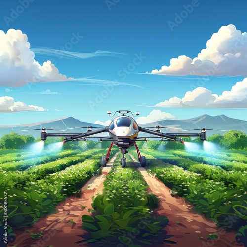 Unmanned aerial vehicles provide remote monitoring for precision technology in agriculture, ensuring soil health and efficient crop spraying in fields