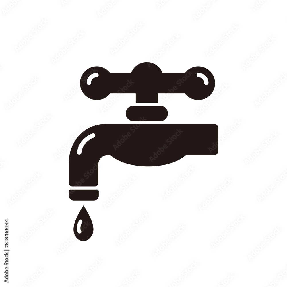水道の蛇口のアイコン 水道の蛇口のアイコン