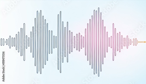 Line wave music sound one noise audio frequency icon signal podcast radio soundwave waveform volume art hand. Acoustic line music logo recording voice wave doodle sketch abstract