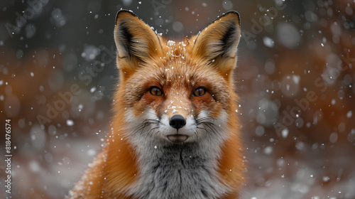 A photo of Fox in the snow © Soomro