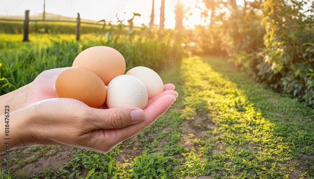 eggs in hand eggs in hand