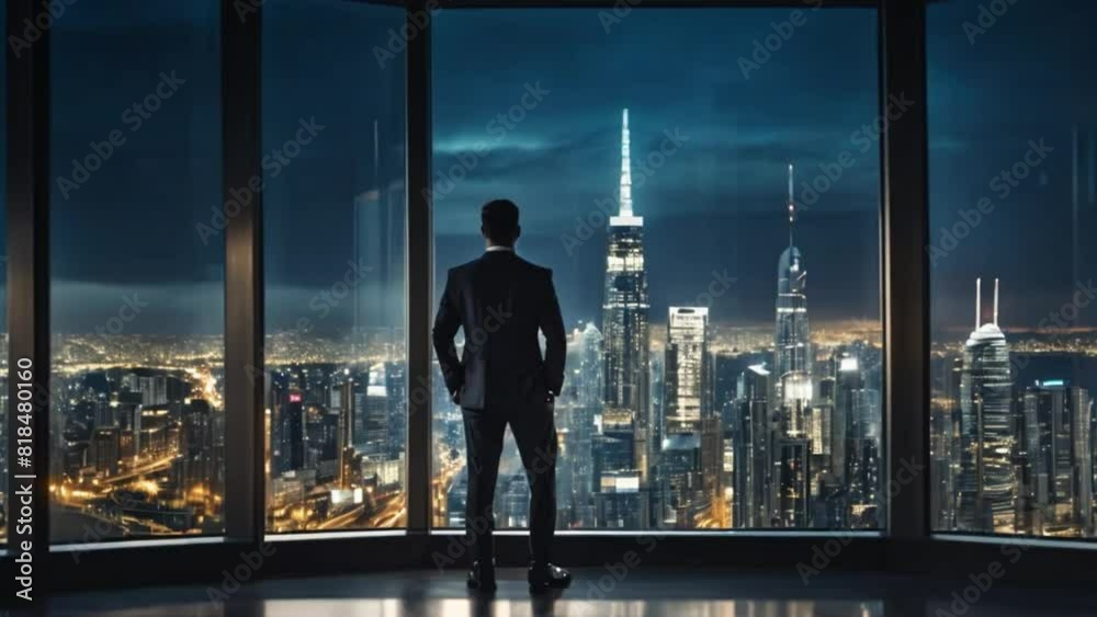 young business man succes