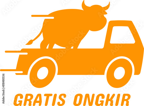 Free shipping costs for sacrificial animal delivery by pickup truck photo