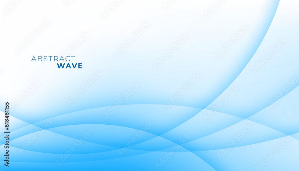 abstract blue smooth wave with dynamic curls for marketing abstract blue smooth wave with dynamic curls for marketing