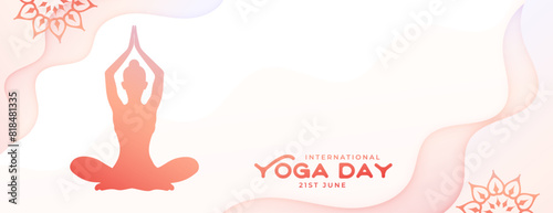 international yoga day event wallpaper woman practicing asana