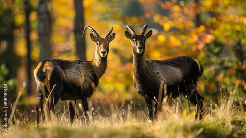 Chamois  Rupicapra rupicapra   Vosges Mountains  France