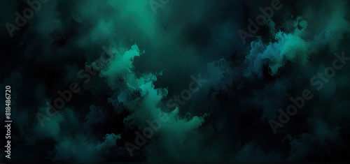 Blue abstract paint or smoke texture background