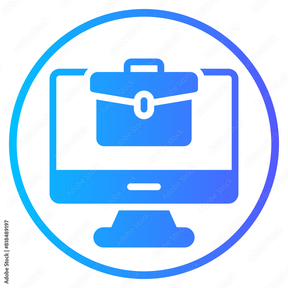online business gradient icon online business gradient icon