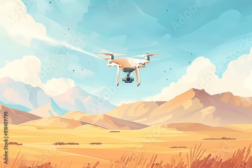 Drone technology propels smart farming in arid regions with innovative irrigation solutions and precision agriculture techniques for better crop management