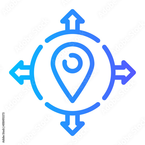 autonomy gradient icon