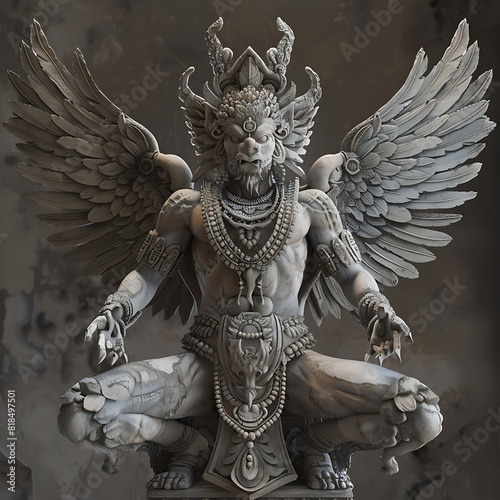 Garuda  a literary animal  shows a creative and charismatic culture