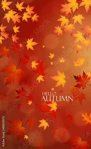 Autumn season style background design.
