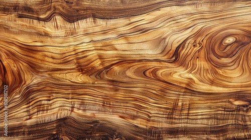 Golden Brown Teak Wood Texture with Luxurious Polished Finish - High-Resolution Detailed Grain Pattern Background