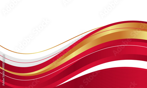 Wave abstract art background template