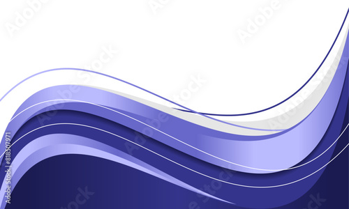 Wave abstract art background template