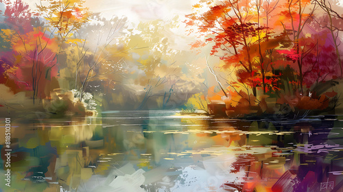 Impressionistic Autumn Symphony