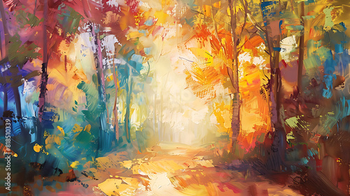 Impressionistic Autumn Symphony