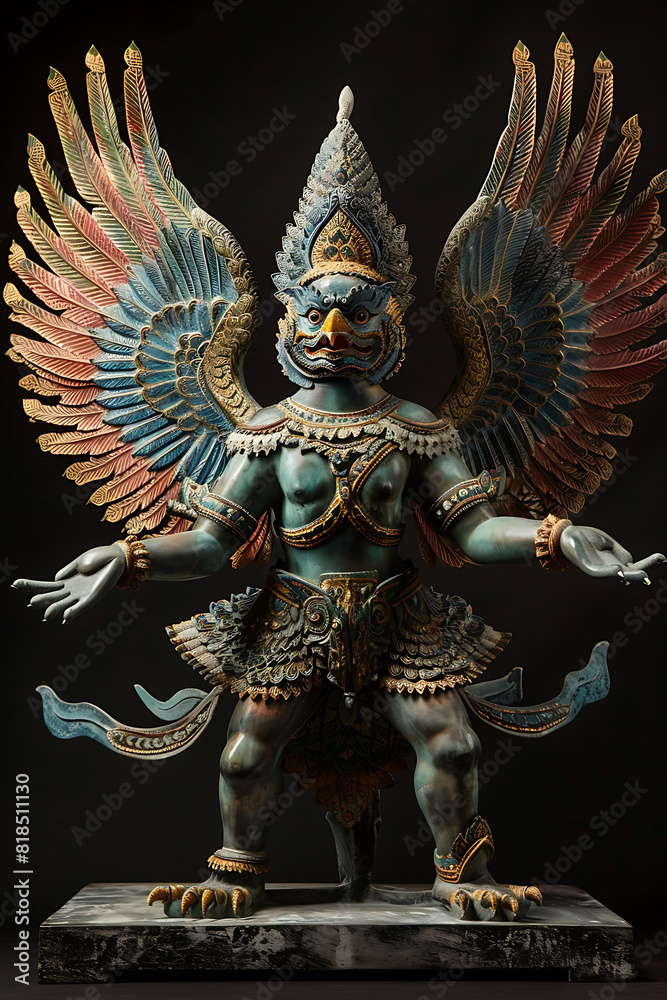Garuda, a literary animal, shows a creative and charismatic culture Garuda, a literary animal, shows a creative and charismatic culture