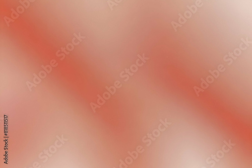 Light pale coral abstract elegant luxury background. Peach pink shade Color gradient Blurred line stripes photo