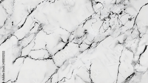 Grandeur White Marble Texture, Minimalistic and Realistic Wide-Angle Image, Refreshing Modern Atmosphere for Desktop Wallpaper