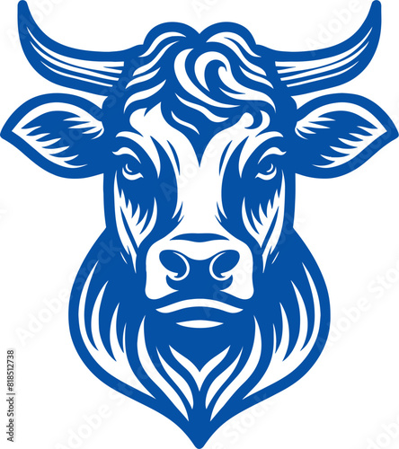 cow head vector  Cow silhouette. Cow vector illustration. Black cow and domestic milk cows. Farm animals  livestock