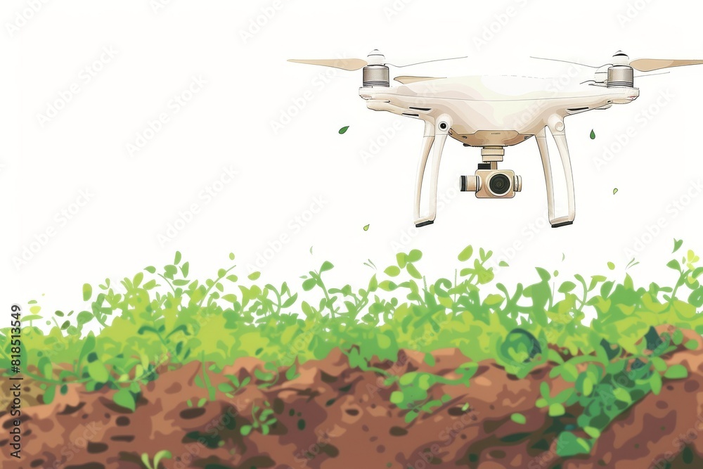 Modern farming operations utilize drone technology for agricultural layouts, promoting productivity and efficiency in crop protection planning