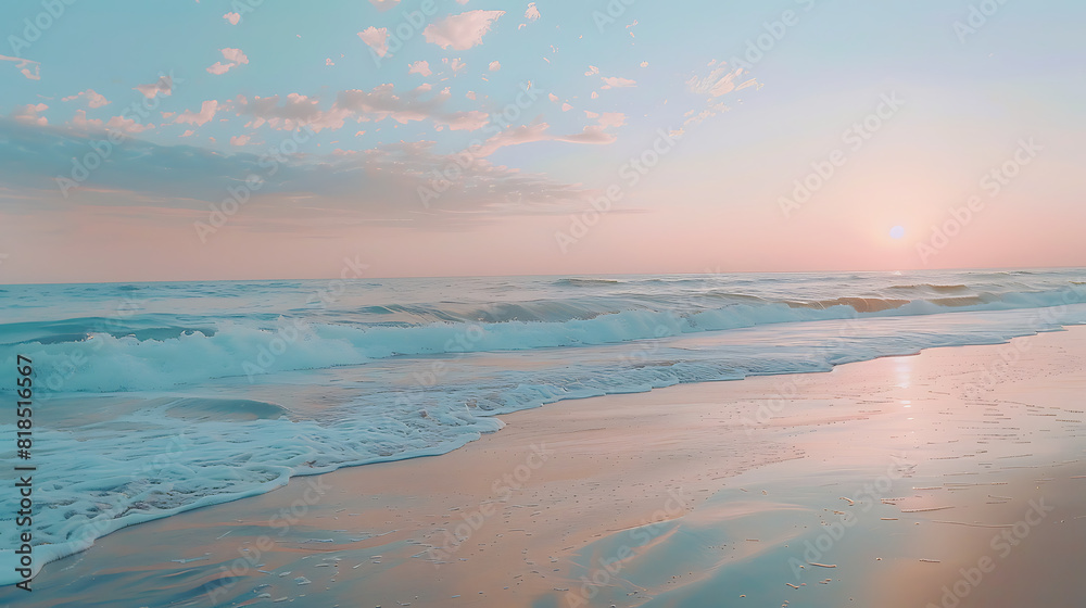 Serenity in Pastel Waters