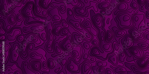 Abstract topology topographic line map 