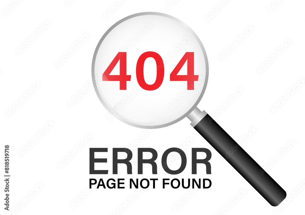 404 Error Page Not Found. Vector Illustration. 404 Error Page Not Found. Vector Illustration.