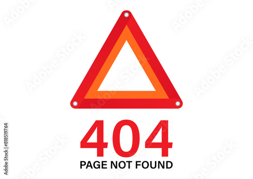 404 Error Page Not Found. Vector Illustration. 