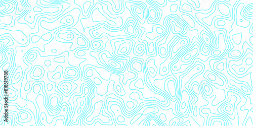 Abstract topology topographic line map 