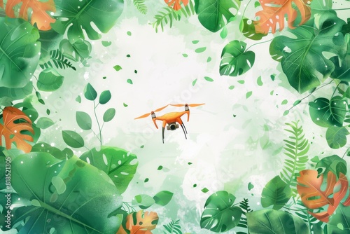 Drone technology in modern farming enhances agricultural efficiency and crop nutrition through smart farming and precision agriculture