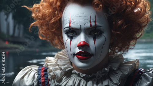  a picture of Pennywise the clown