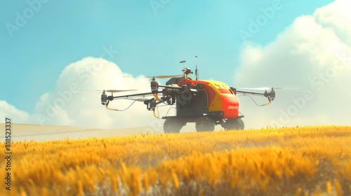Precision in crop spraying and fertilizing through smart drone technology revolutionizes farming efficiency, boosting crop production and soil health on modern farms with agricultural