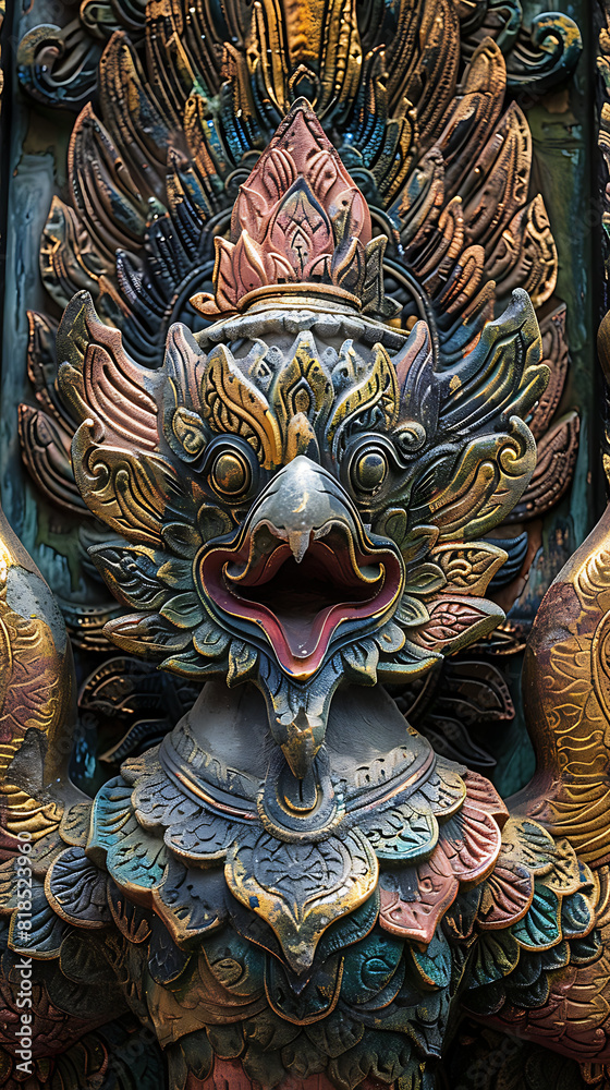 Fototapeta premium Garuda, a literary animal, shows a creative and charismatic culture